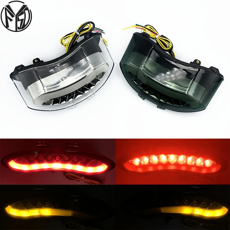 LED Rear Tail Brake Light Blinker Turn Signal Integrated Lamp For Triumph Daytona 675 Speed Triple R Motorcycle Accessories