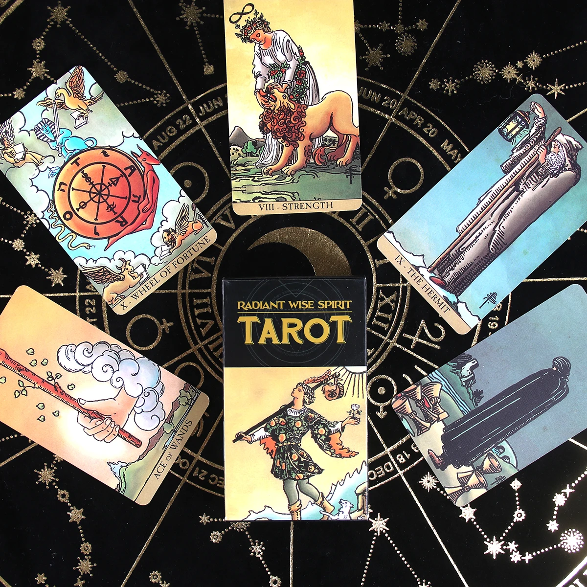 

Radiant Wise Spirit Tarot Crads New High Quality Board Games For Fate Divination Party Entertainment Card Games