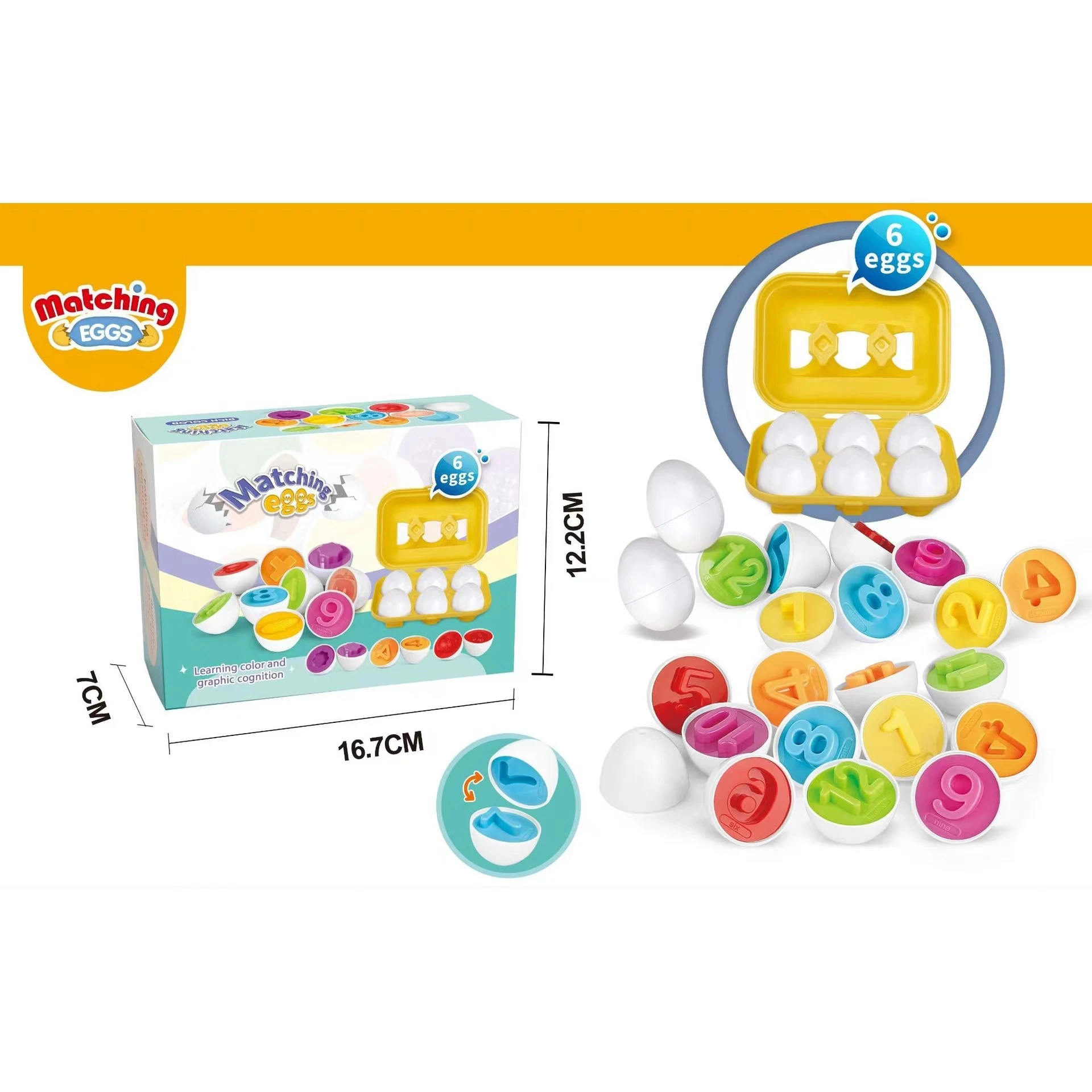 Набор фигурок Монтессори многоцветные игрушки-головоломки для раннего