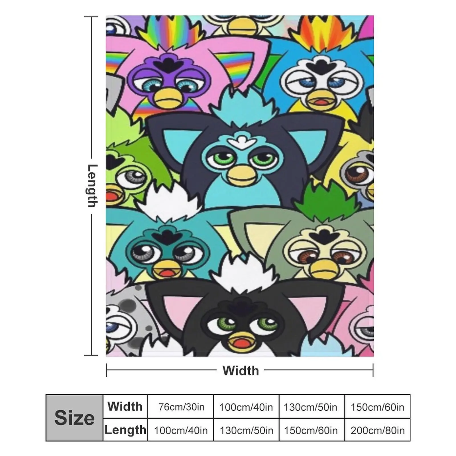 Одеяло группы Furbys