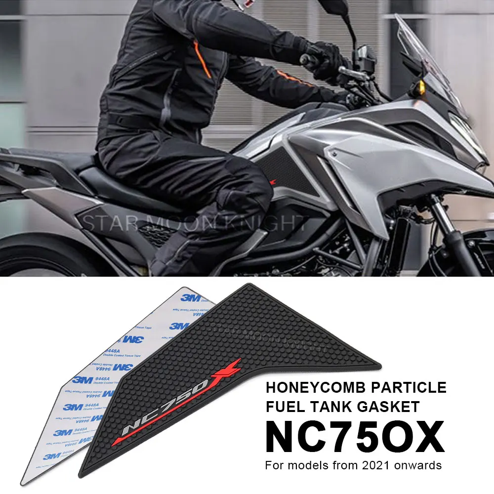 

Side Fuel Tank pad For HONDA NC750X NC 750 X 2021 2022 -Tank Pads Protector Stickers Decal Gas Knee Grip Traction Pad Tankpad