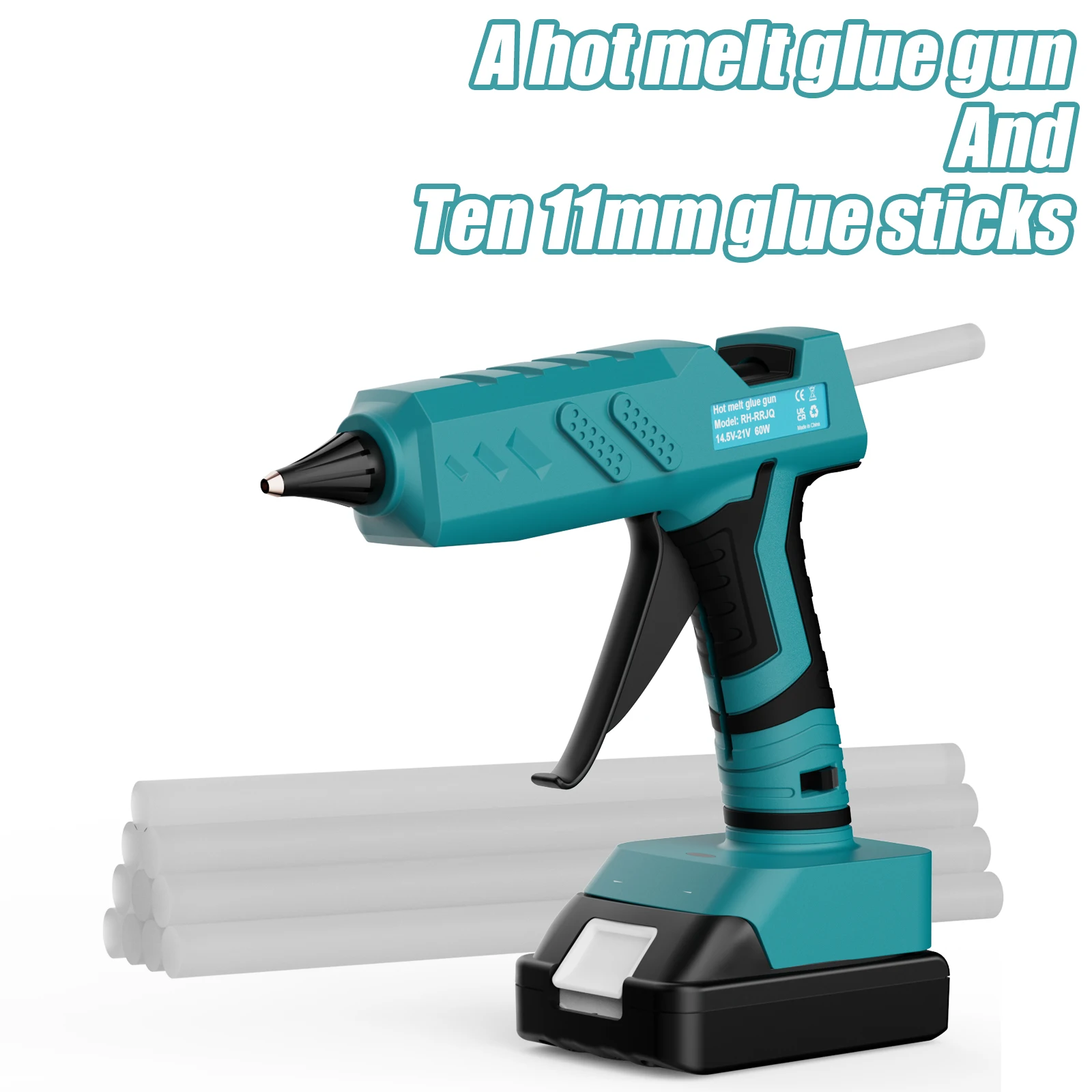 

Беспроводной пистолет для горячего клея Makita, совместимый с литий-ионным аккумулятором 18 В BL1830 BL1840