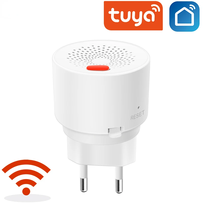 

Датчик природного газа tuya Wifi/Zigbee, умный бытовой детектор утечки сжиженного углеводородного газа, пожарная безопасность, умный дом