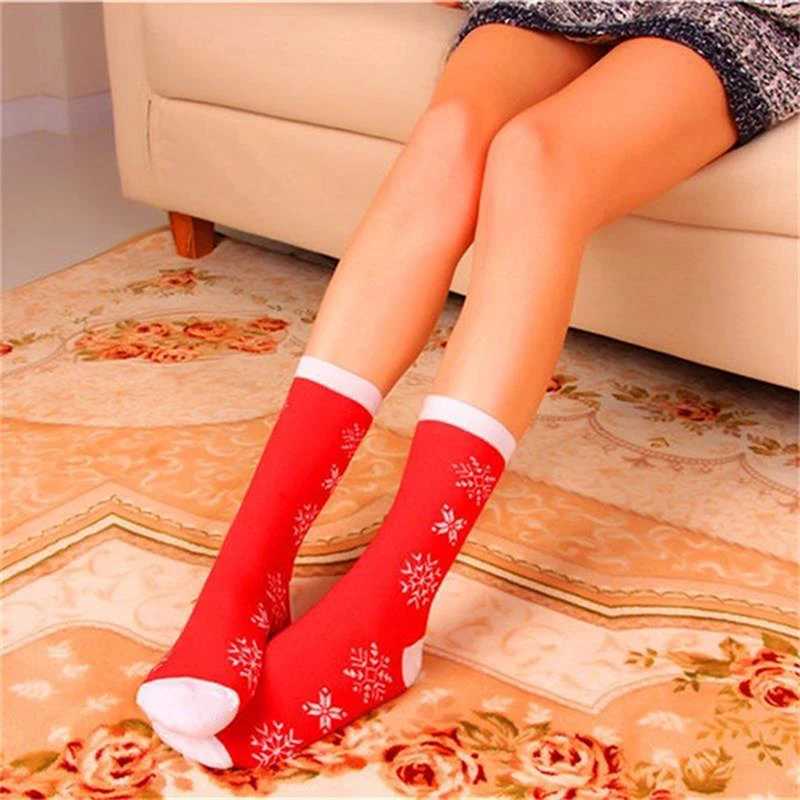 

Four Seasons Women Socks Middle Tube Socks Candy Sock Cute Cartoon Girl Socks sweat-absorbent Comfortable Home Sock