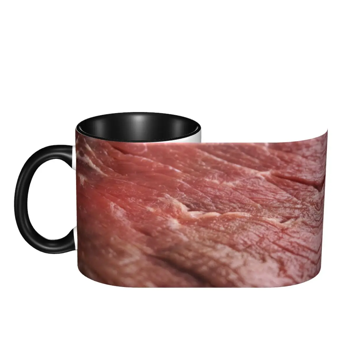 

Meat Novelty Cups Mugs Print Mugs Food Full Printed Funny Novelty milk cups