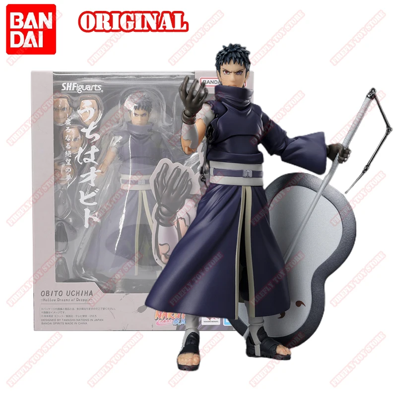 BANDAI оригинальная S.H. Фигурка искусство периферийная игрушка Sasuke Sakura Kakashi Minato Obito