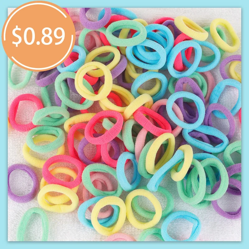 

Bestmay Children Elastic Hair Bands Cute Candy Rubber Bands Girls Lovely Hair Ties Clips Kids Sweet Headband Hair Accessories