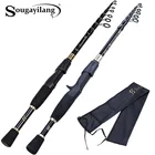 Sougayilang 1,8-2,4 м телескопическая удочка Ультралегкая Вес спиннинговая Удочка из углеродного волокна Материал удочка рыболовные снасти