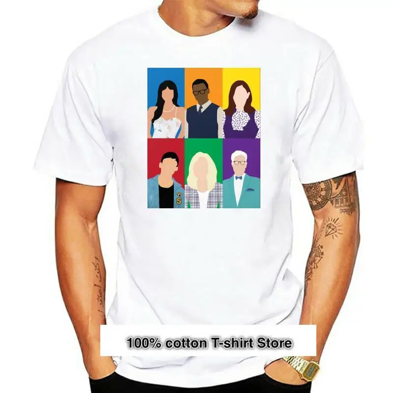 

Camiseta de el buen месте para hombre y mujer, prenda de vestir, 7078D