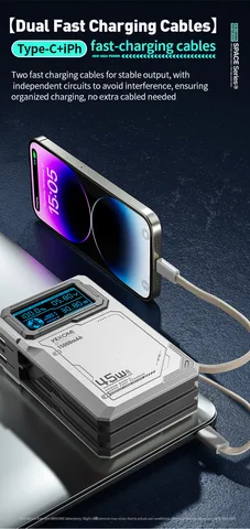 Магнитный беспроводной внешний аккумулятор для iphone с разъемом и кабелем Быстрая зарядка ugreen Magsafe внешний запасной аккумулятор для мобильного телефона xiaomi кемпинг внешний аккумулятор пауэр банк повербанк