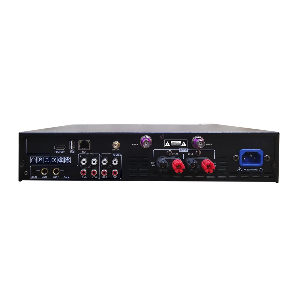 Фото Профессиональный стерео мини-усилитель для караоке Berase Top Quality Audio Power 3 в 1 для домашних вечеринок №5