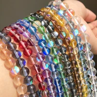 6 8 10 12mm round shape austrian crystal glass stone loose spacer beads for jewelry bracelet necklace making diy 15 strands