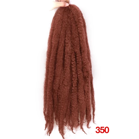 Синтетические кудрявые волосы Marley, афро кудрявые твист, вязаные крючком волосы Marley, удлинители волос для женщин, Сенегальские волосы