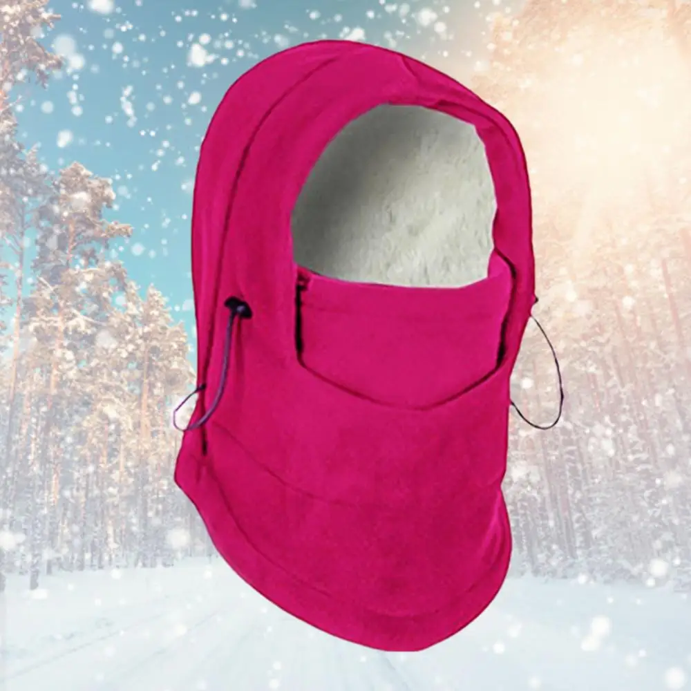 

Осенне-зимняя двухслойная флисовая шапка-Балаклава унисекс для велоспорта и лыжного спорта