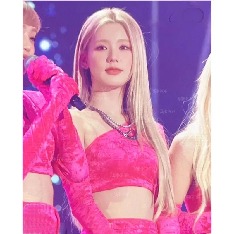 Новинка сексуальный ярко-розовый женский костюм для джазовых танцев одежда