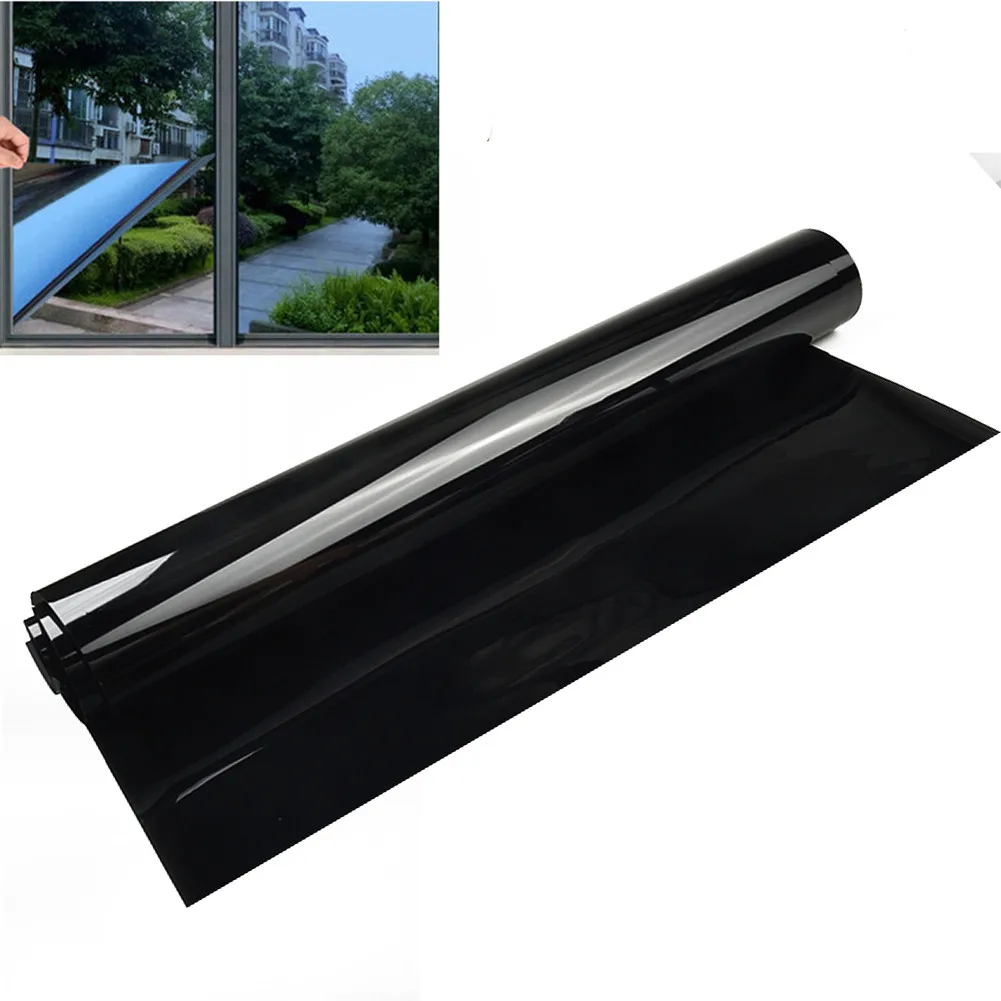 

Blackout Static Cling Casement Film For PriFGGFn To Block Sun UV Thermal Insulation Privacy Film Glass Foil For Home