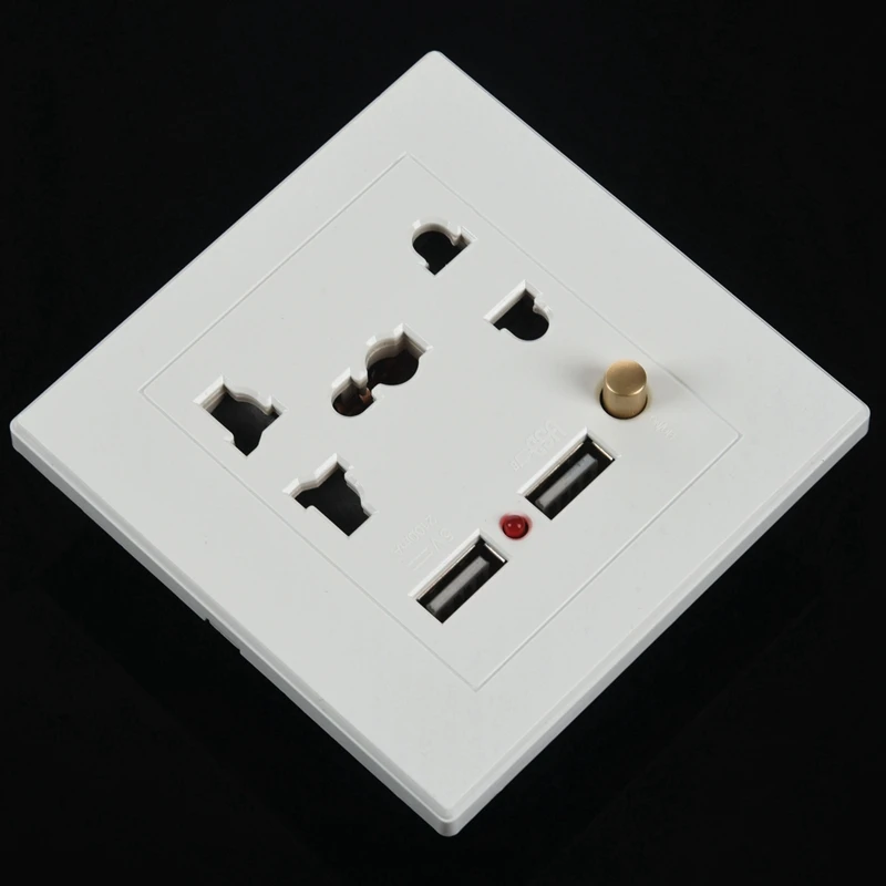 Настенное зарядное устройство с двумя USB-портами 20x2 1 А