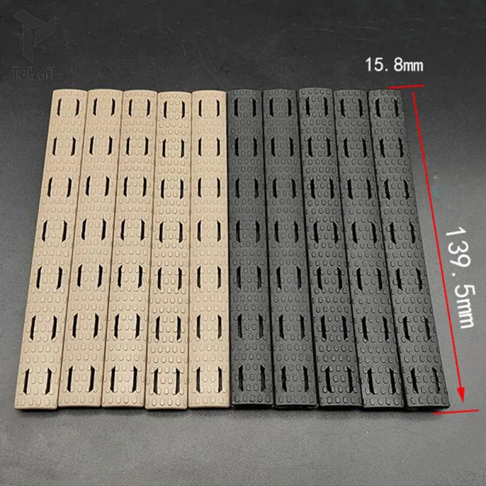 

TOtrait 5PCS Keymod MLOK High Quality Rail Cover Kit Hand Protector Hunting Gun Accessories