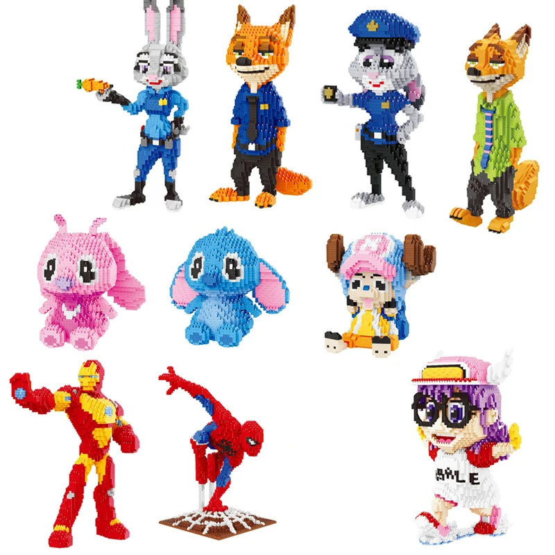 

Детский конструктор «Ангел, Ник, джудди», 1250 шт.