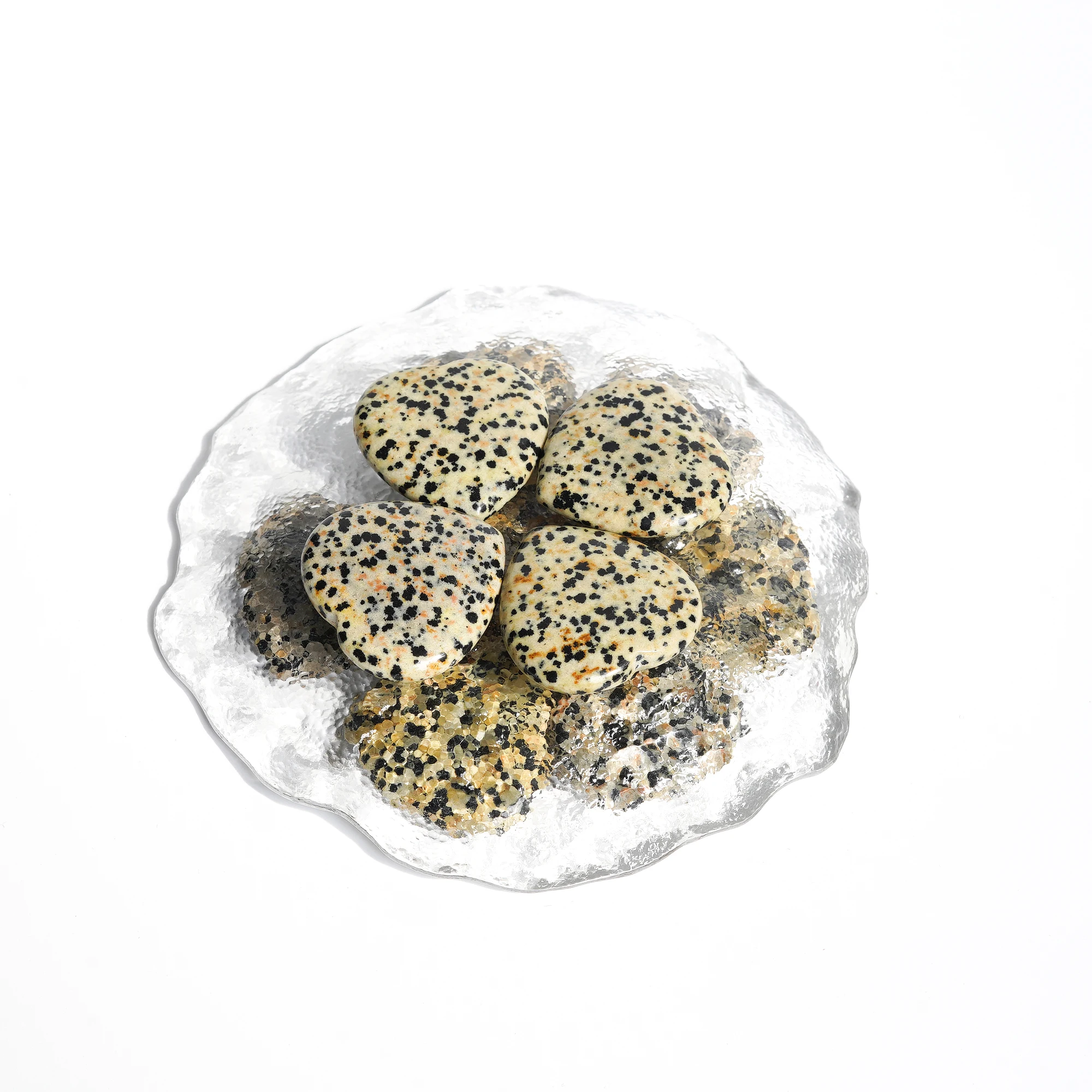 

Natural Damation Jasper Love Heart Healing Crystal Room Decoration Jewelry Accessories Gifts Energy Quartz Collection Ornament