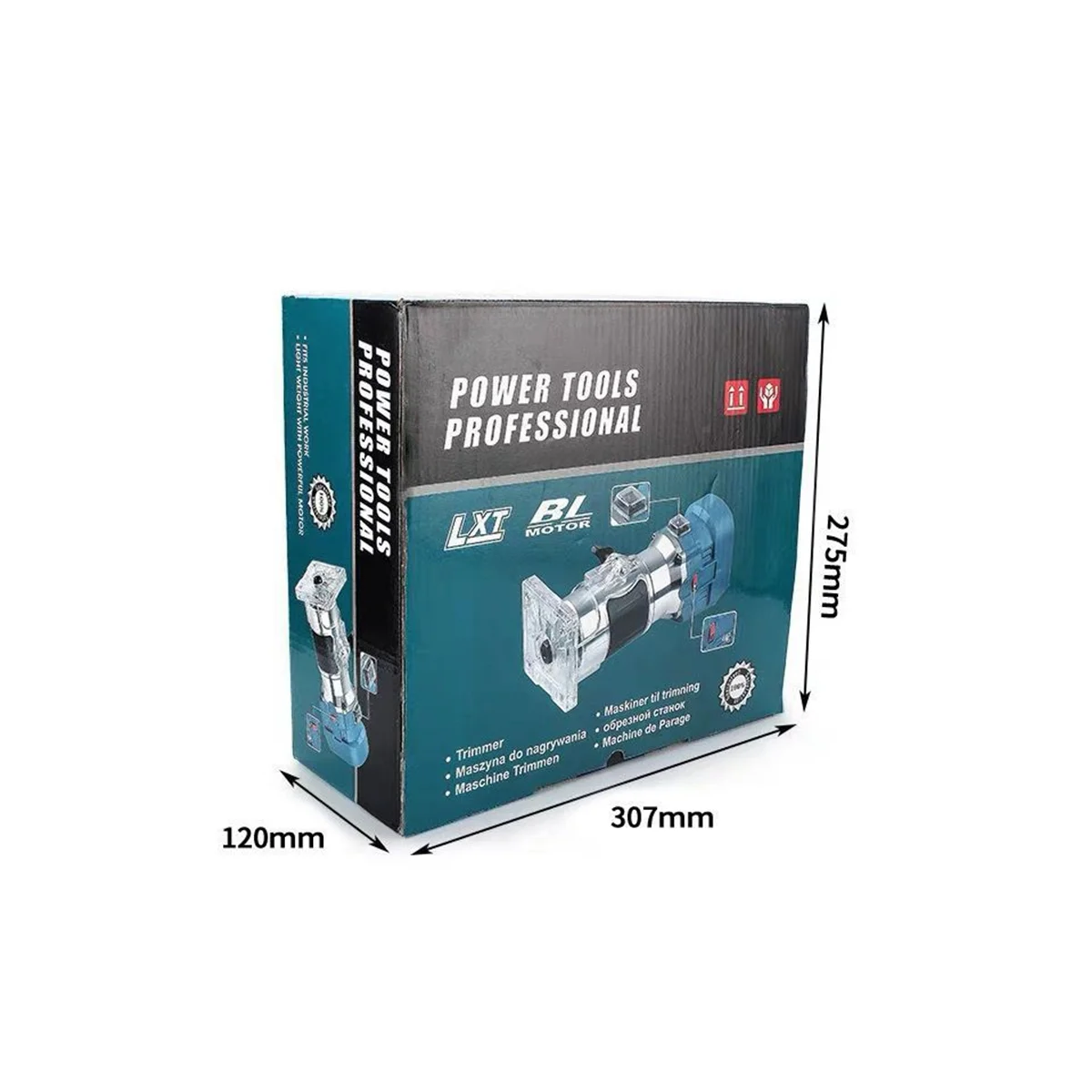 

18V Cordless Electric Trimmer Wood Hand Trimmer Engraving Slotting Trimming Carving Machine Router Wood for 18V Battery