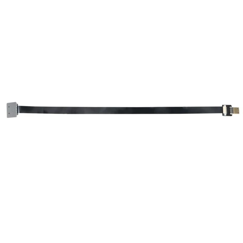 

FPV HDMI-Compatible Female To Mini HDMI-Compatible Straight HDTV Adapter Super Light FPC Ribbon Flat Cable, A4-C1