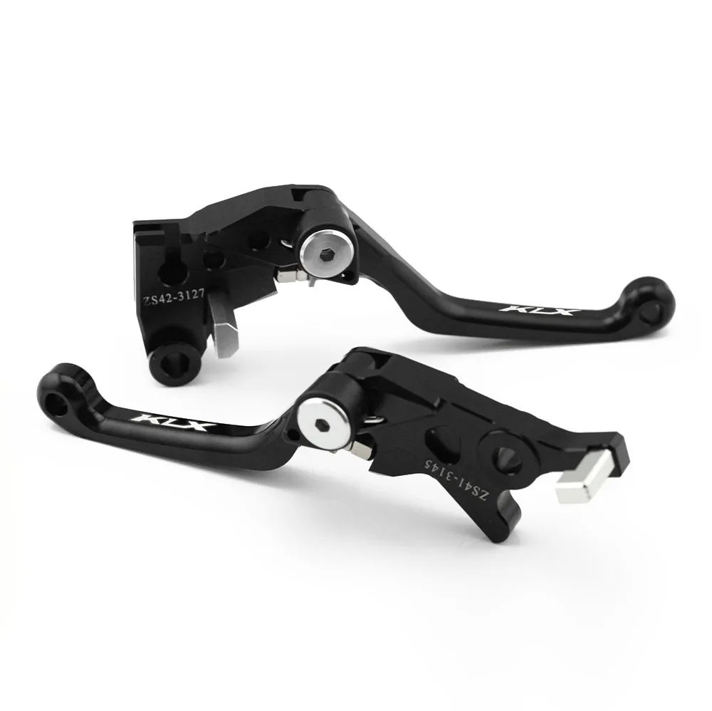 Фото Для мотоциклов KAWASAKI KLX150L, KLX250 S/SF, KLX300SM 2009-2022, а также для питбайков и мотокроссовых мотоциклов, рычаги тормоза и сцепления с поворотным креплением, 125 D-TRACKER №5