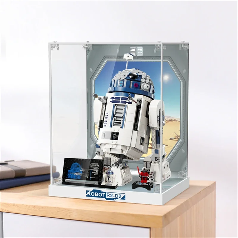 Витрина для Lego R2-D2 75379 акриловая витрина 3 мм (без набора моделей в комплекте)