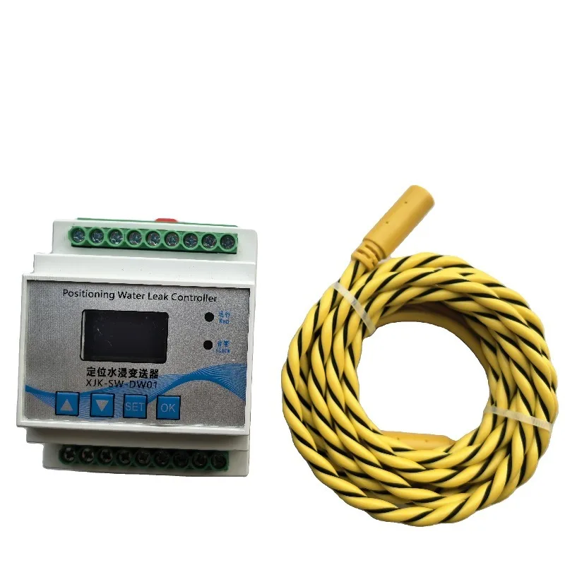 Фото SW-DW01 DC 10-30В Тросовый детектор утечек воды с выходом RS485 Modbus для профессионального использования в центрах обработки данных №2