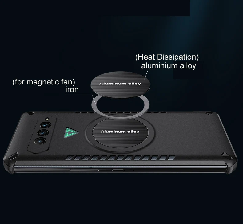 Охлаждающий чехол для Xiaomi BlackShark 4 4S Black Shark Pro дышащий прочный Чехол с отверстиями и