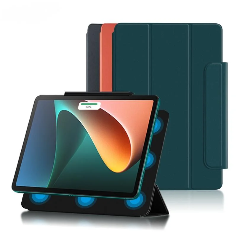 

Чехол с магнитными поглощающими застежками для Xiaomi Pad 5 Mi Pad 5 Pro 11 дюймов Mi pad5 2021, умный чехол, чехол с держателем для ручки