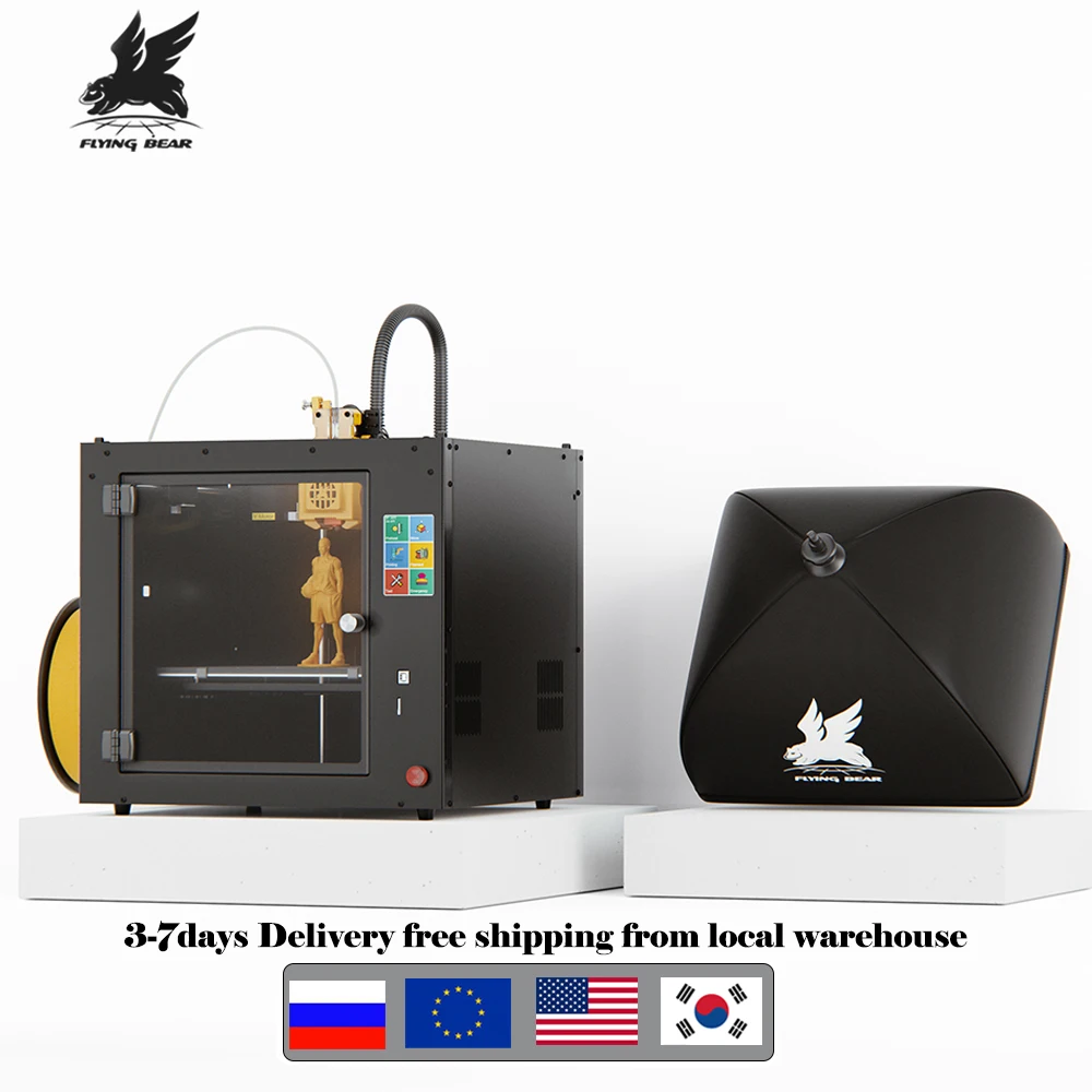 

3D-принтер Flying Bear Ghost 6, высокоточный принтер с быстрой печатью, прямой экструдер, «сделай сам», Sopport, Wi-Fi соединение