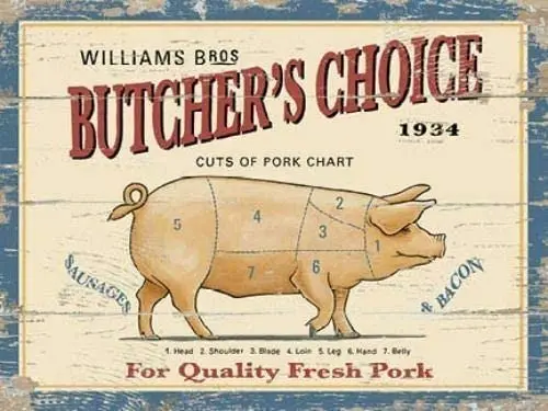 

Новинка, большие металлические рекламные вывески для свиней, Новинка