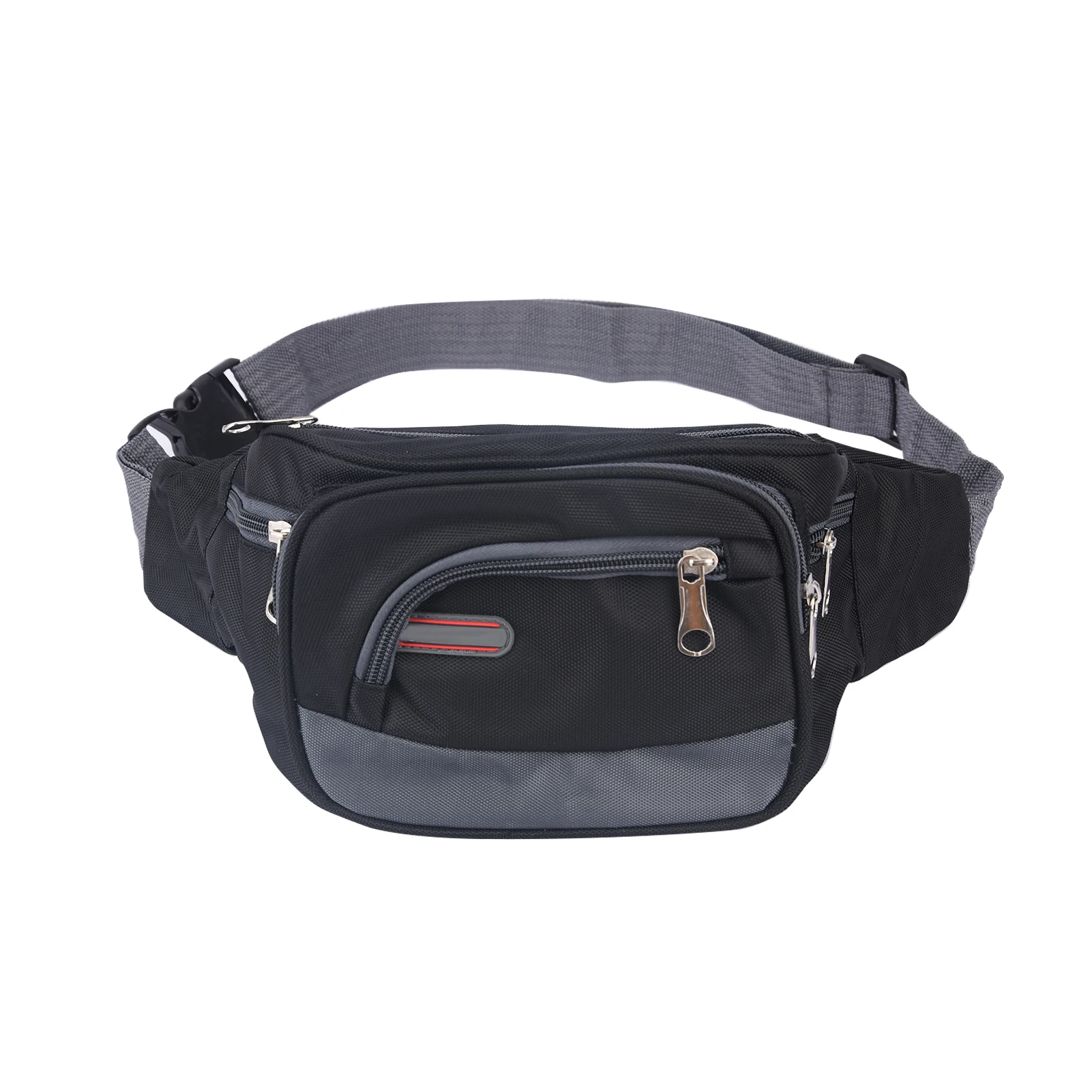 

Women Men Street Outdoor Sports Casual Storage Pockets Zipper Hiking Camping Adjustable Strap Traveling Oxford Cloth Waist Pack