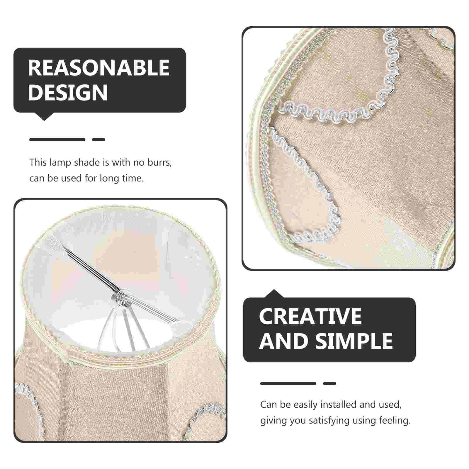 

Accessoriess Crystal Decorative Modern Vintage Floor Lampshades Cloth Small Replacement