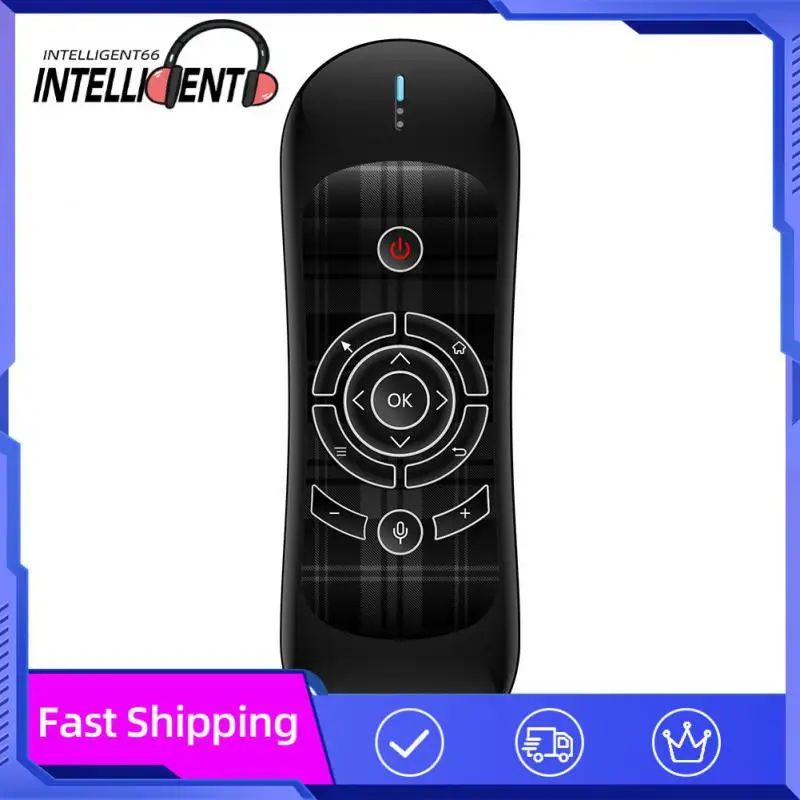 For Android Tv Box Wireless Air Mouse Motion Sense 300mah Touchpad Voice Assistant Backlight Remote Control Keyboard