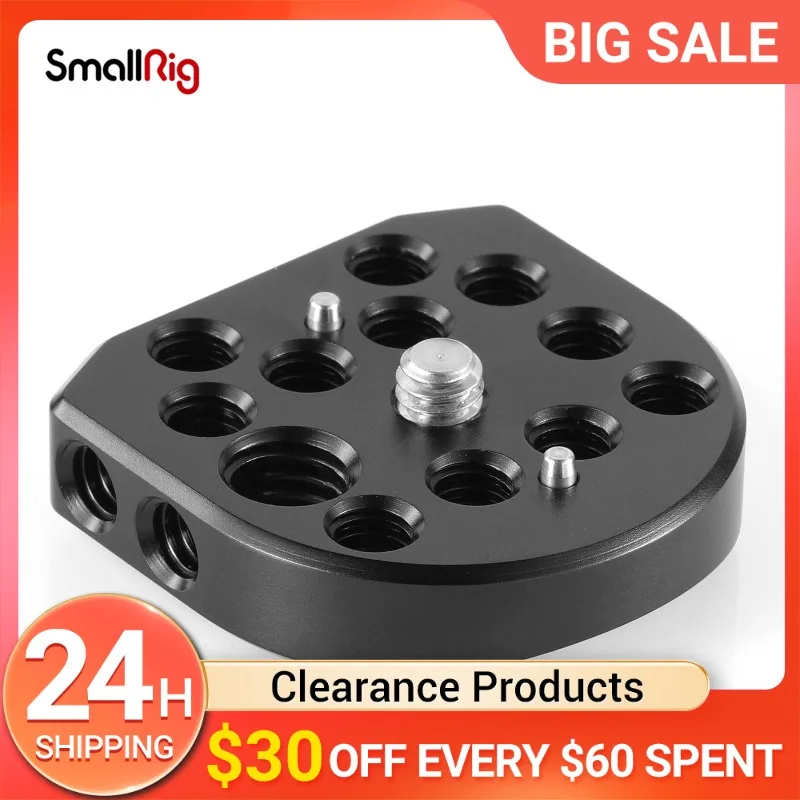 

SmallRig DSLR Camera Gimbal Mounting Plate for Zhiyun Weebill LAB Gimbal Feature with 1/4 3/8 Thread Holes For DIY Options 2275