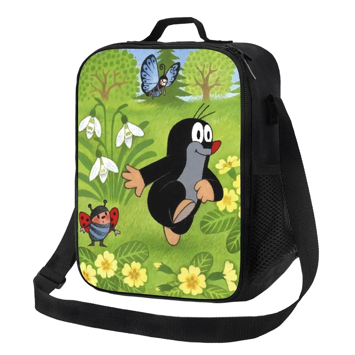 

Mole Krtek Thermal Insulated Lunch Bags Cartoon Little Maulwurf Portable Lunch Container Picnic Multifunction Bento Food Box