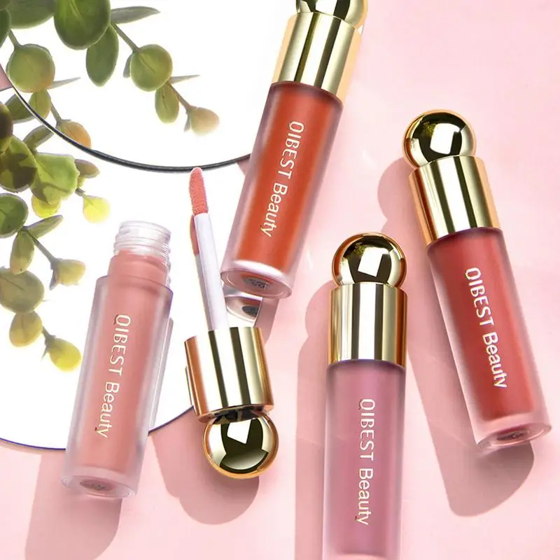 

Liquid Blush Rare Velvet Cheek Tint Face Pigment Matte Lasting Beauty Moisturizing Liquid Cream Natural Blusher With Plush Brush