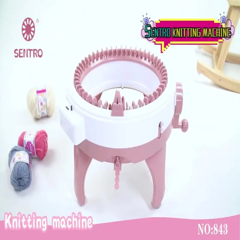 

Children DIY hand knitting wool machine girl toy hand-knitted scarf hat kids toy educational diy craft for kids вязальная машина