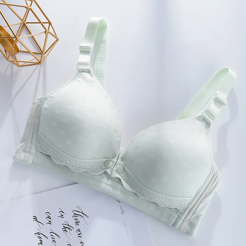 

Новый бюстгальтер для грудного вскармливания, кружевной бюстгальтер для кормящих мам, мягкий бюстгальтер для беременных, регулируемое ниж...