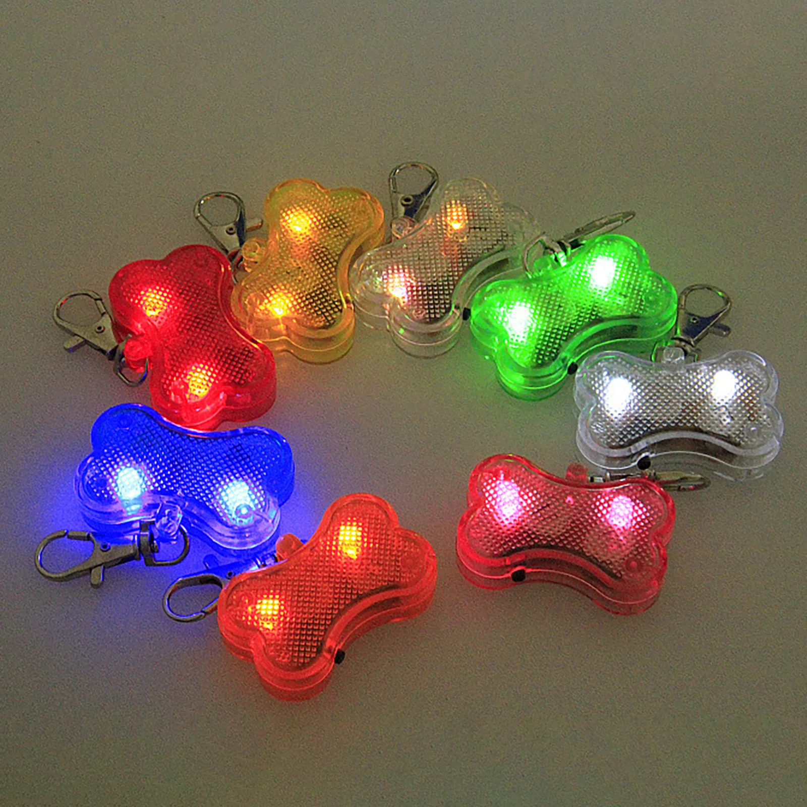 Светодиодный светящийся подвесной в виде собаки яркий декор для собак ночник