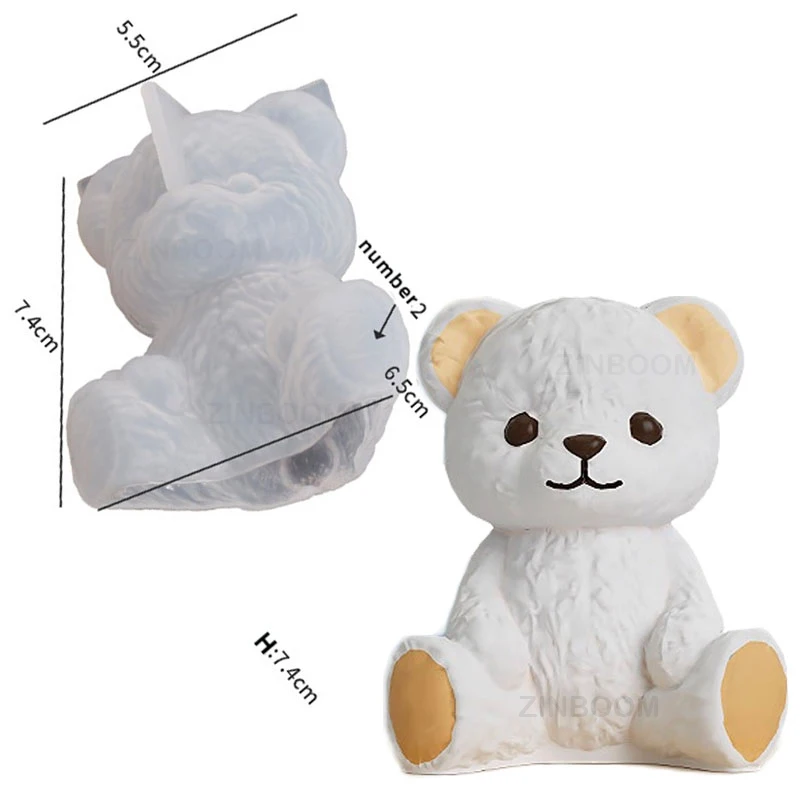 

Форма для льда ЗИНООМ 3D животные