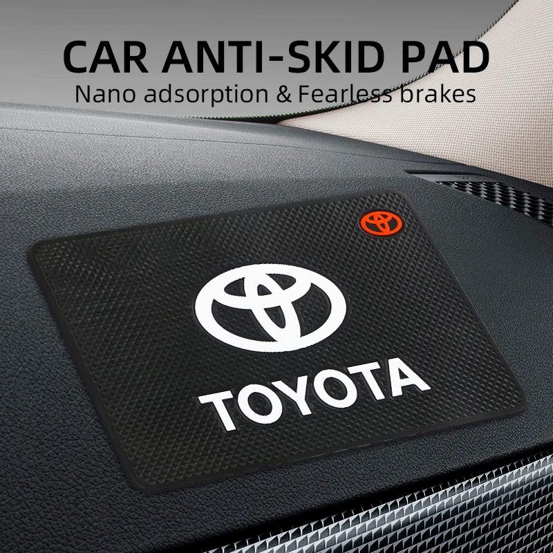 1 шт. противоскользящий коврик с логотипом автомобиля держатель для телефона