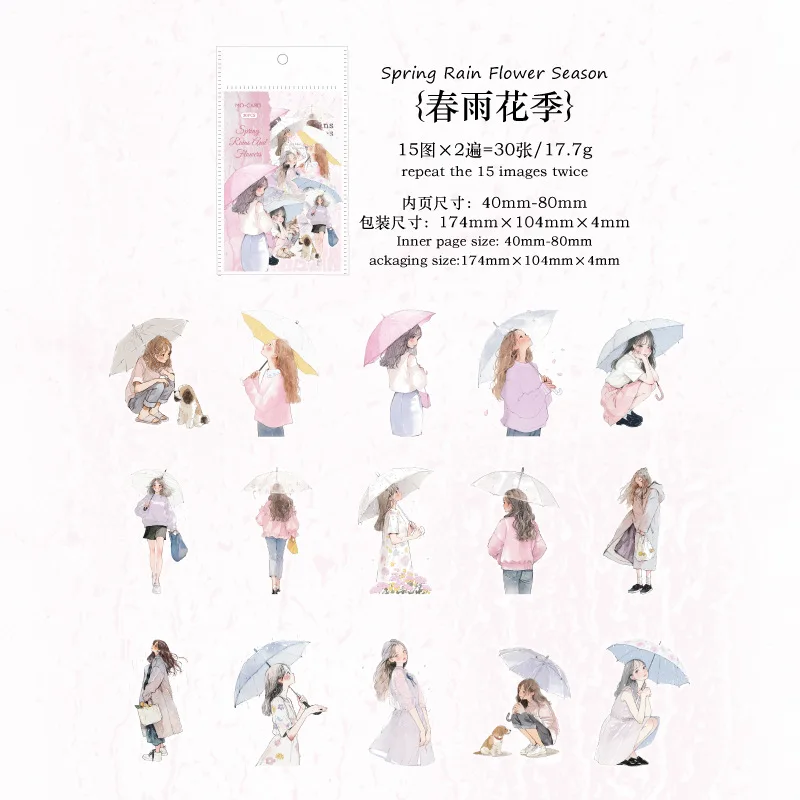 

Канцелярские наклейки Alideco, 30 шт.