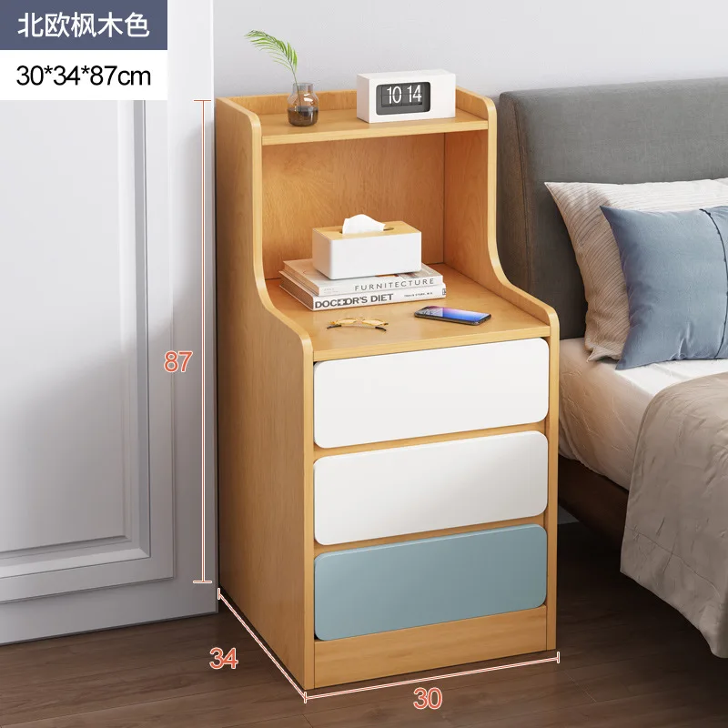 

Новый год 2023, простой прикроватный столик AOLIVIYA, простой современный прикроватный шкаф для спальни, маленький шкафчик, небольшая мини-стойка для хранения