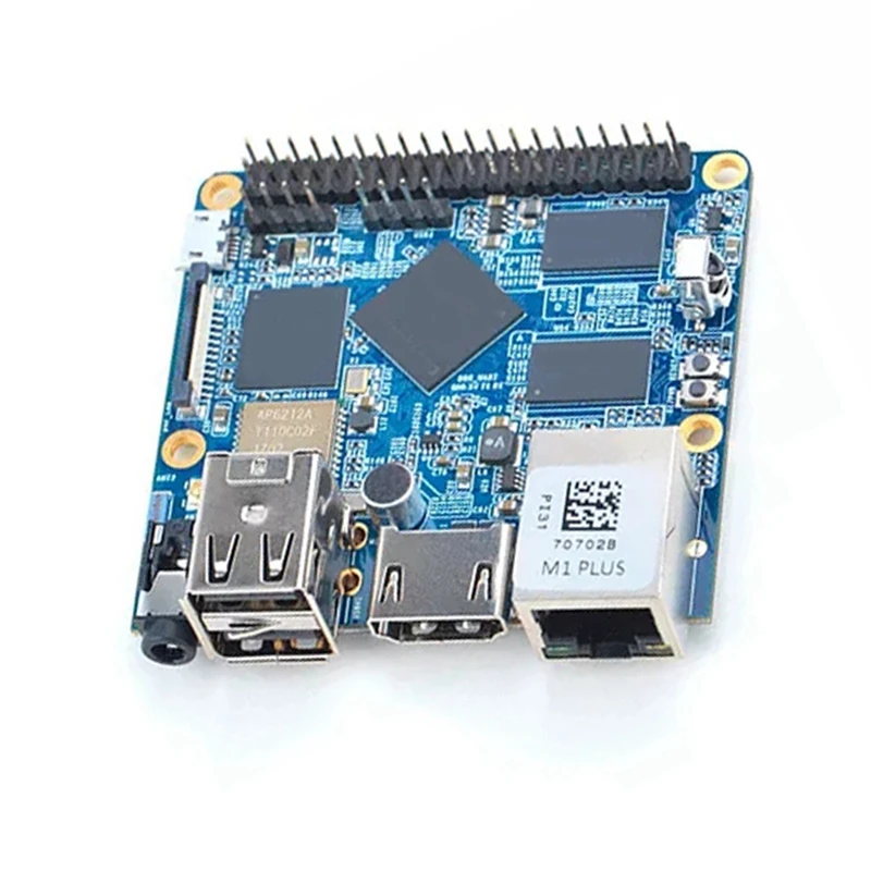 For Nanopi M1 Plus Allwinner H3 Quad-Core Cortex-A7 1GB DDR3 RAM+8GB EMMC Gigabit LAN Wifi Bluetooth Development Board