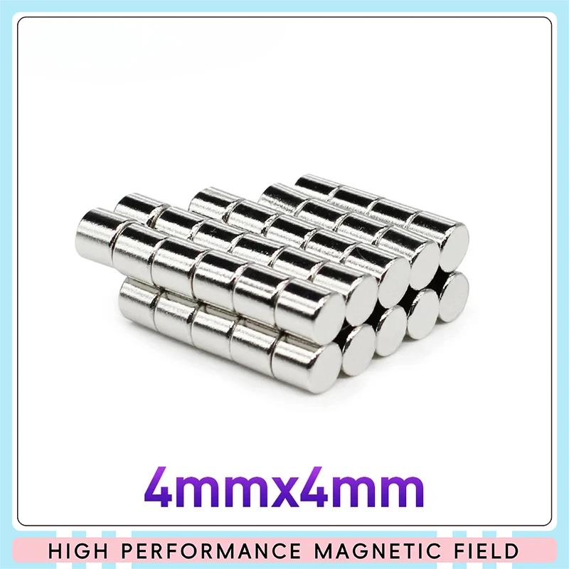 50/100/200/500/1000 шт. 4x4 мини круглые редкоземельные магниты N35 мм дисковые постоянные