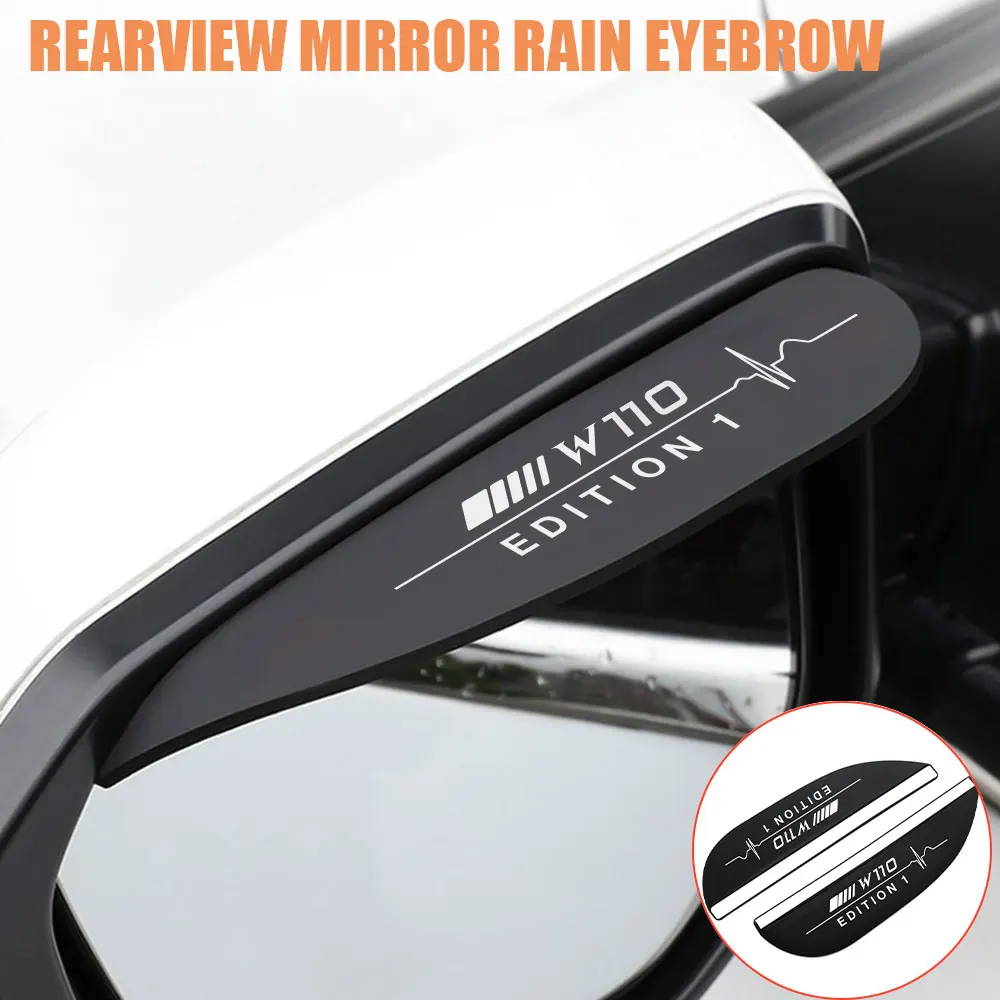 Силиконовое Автомобильное зеркало заднего вида RainBrow для Mercedes Benz Edition 1 E-Class W120 W110 W114 W115 W123 W214 W210 W211 W212 W213, 2 шт.