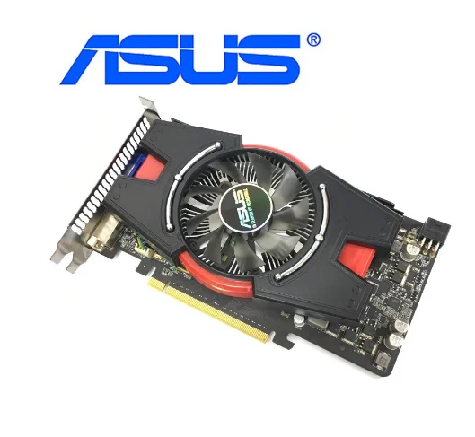Видеокарта ASUS GTX 550 Ti 1 ГБ 192 бит GDDR5 видеокарты для nVIDIA Geforce 550Ti б/у VGA карты